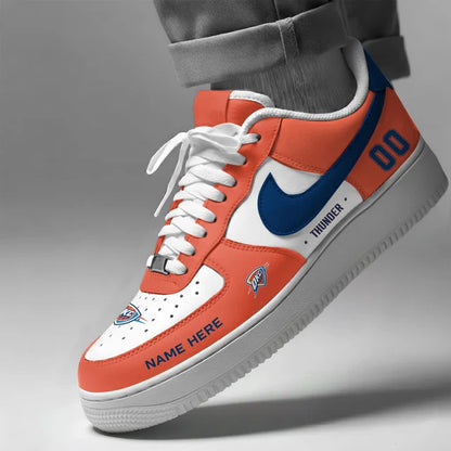 [HOT DEAL] NEW CUSTOMIZED NBA01 OCT OKLAHOMA CITY THUNDER AF1 SHOES