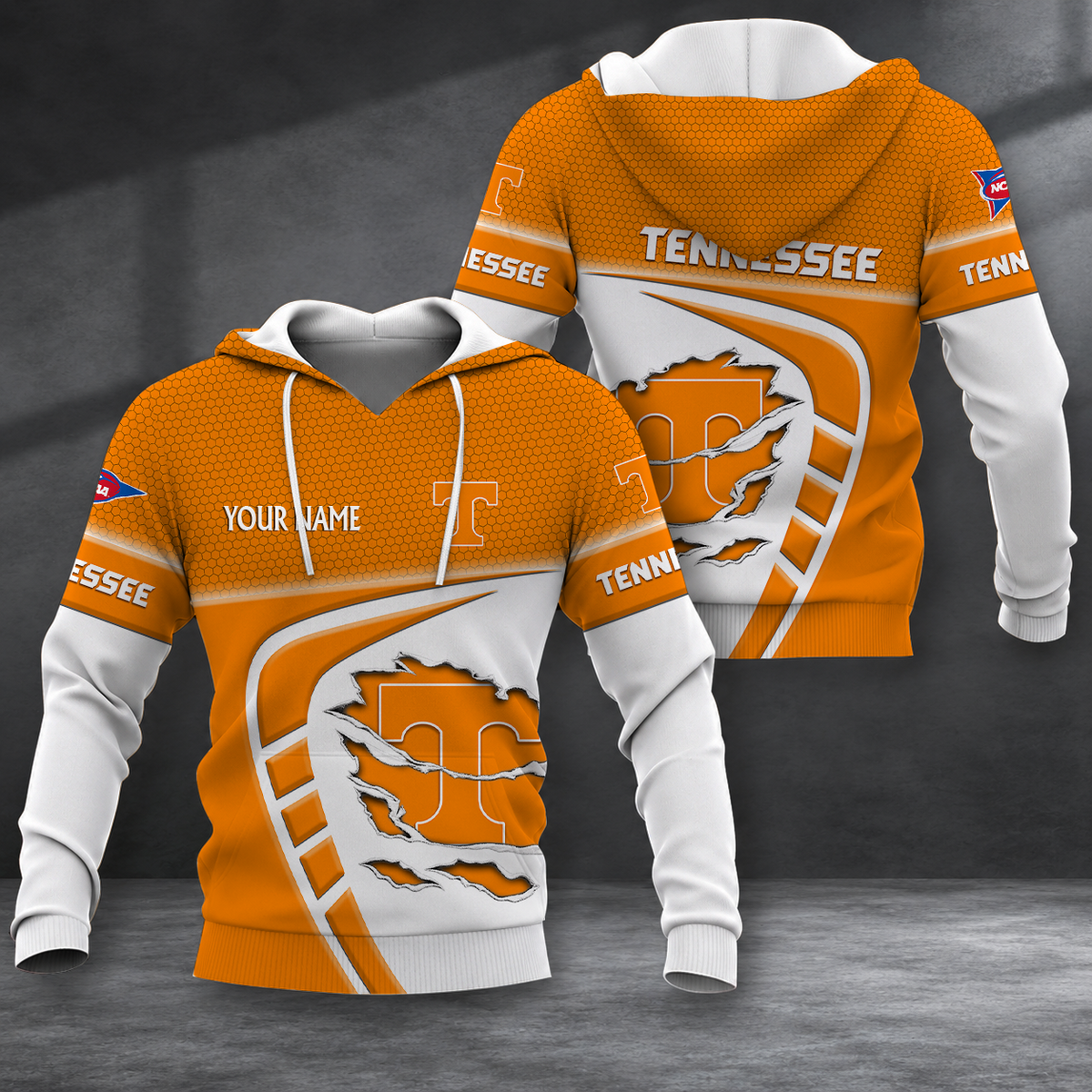 ELITE EDITION - NEW CUSTOMIZED NCAA FBS01 TNV TENNESSEE VOLUNTEERS HOODIE, ZIP HOODIE, T-SHIRT, POLO SHIRT, ZIP POLO SHIRT & SWEATSHIRT