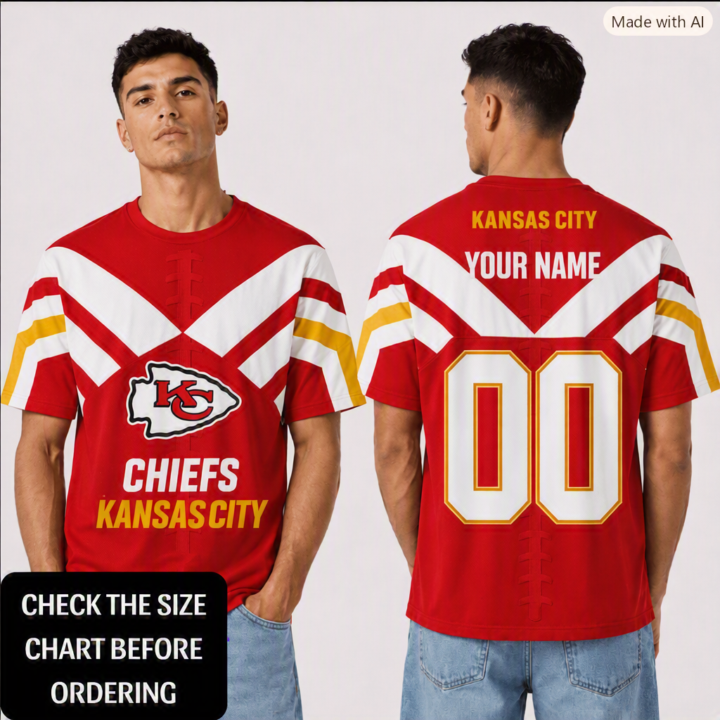 VIRAL EDITION - NEW CUSTOMIZED NFL01 KCC KANSAS CITY CHIEFS T-SHIRT, POLO SHIRT, ZIP POLO SHIRT, HOODIE, ZIP HOODIE & SWEATSHIRT
