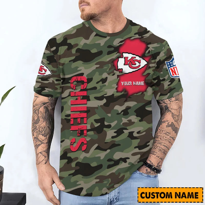LIMITED EDITION - NEW CUSTOMIZED NFL01 KCC KANSAS CITY CHIEFS T-SHIRT, POLO SHIRT, ZIP POLO SHIRT, SWEATSHIRT, HOODIE & ZIP HOODIE
