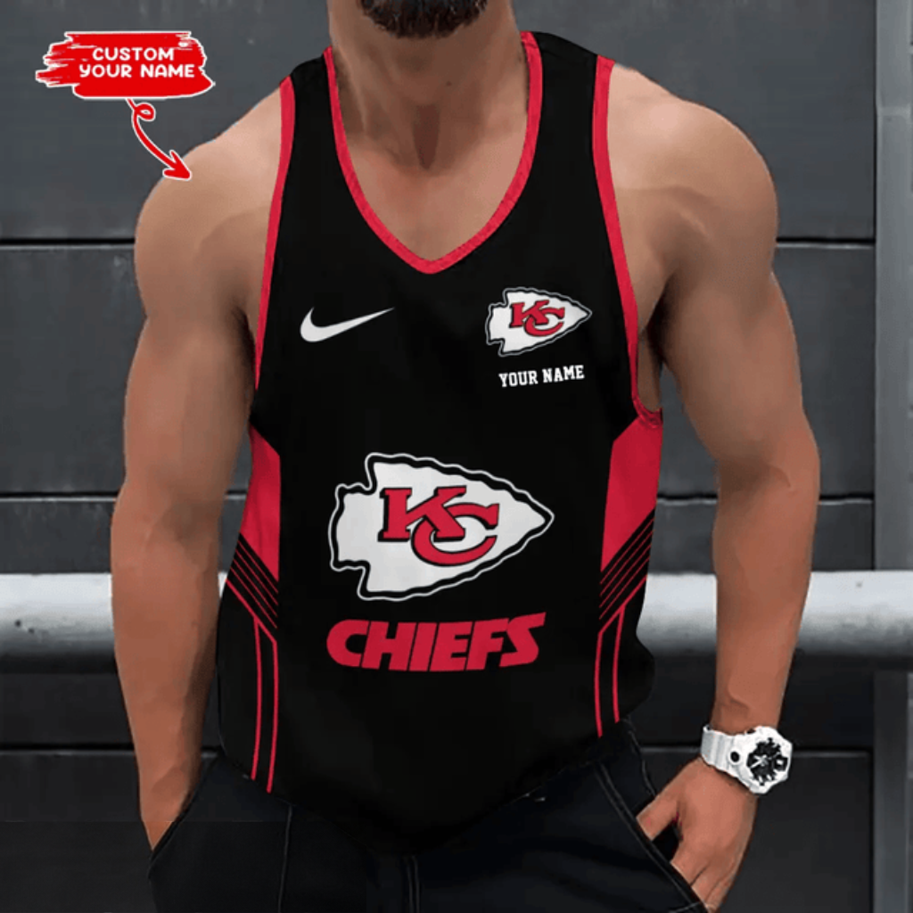 [SPECIAL OFFER] NEW CUSTOMIZED NFL01 KCC KANSAS CITY CHIEFS UNISEX TANK TOP