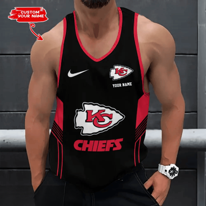 [SPECIAL OFFER] NEW CUSTOMIZED NFL01 KCC KANSAS CITY CHIEFS UNISEX TANK TOP
