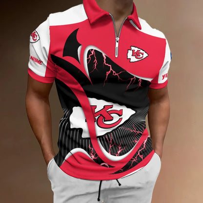 LIMITED EDITION - NEW CUSTOMIZED NFL01 KCC KANSAS CITY CHIEFS T-SHIRT, POLO SHIRT, ZIP POLO SHIRT, SWEATSHIRT, HOODIE & ZIP HOODIE