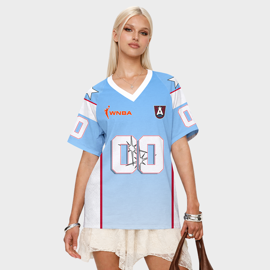 LIMITED EDITION - NEW CUSTOMIZED WNBA01 ALD AT DREAM V-NECK BASKETBALL JERSEY