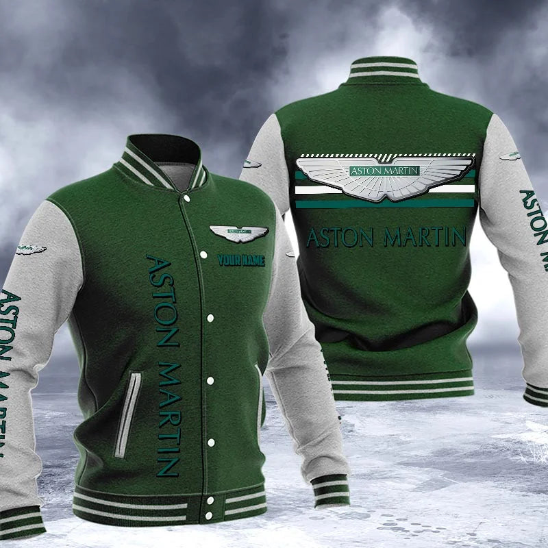 LIMITED RUN - NEW CUSTOMIZED F102 AMR MARTIN BASEBALL JACKET & SATIN VARSITY JACKET