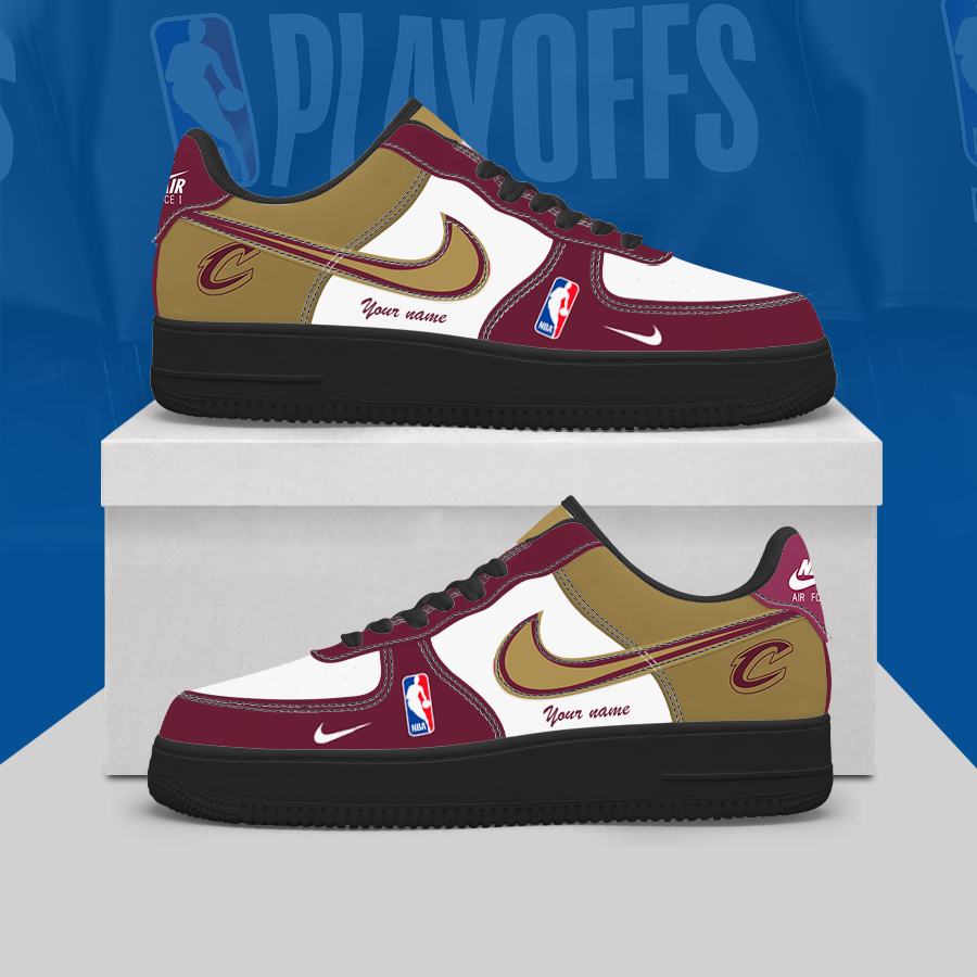[HOT DEAL] NEW CUSTOMIZED NBA02 CCA CLEVELAND CAVALIERS AF1 SHOES