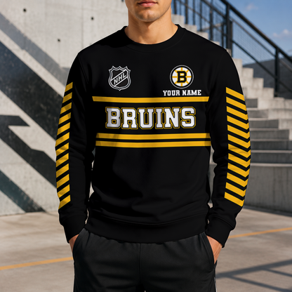 VIRAL EDITION - NEW CUSTOMIZED NHL02 BTB BOSTON BRUINS UNISEX SWEATSHIRT