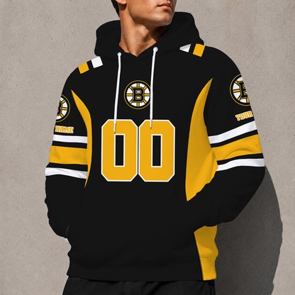 ELITE EDITION - NEW CUSTOMIZED NHL02 BTB BOSTON BRUINS HOODIE, ZIP HOODIE, T-SHIRT, POLO SHIRT, ZIP POLO SHIRT & SWEATSHIRT