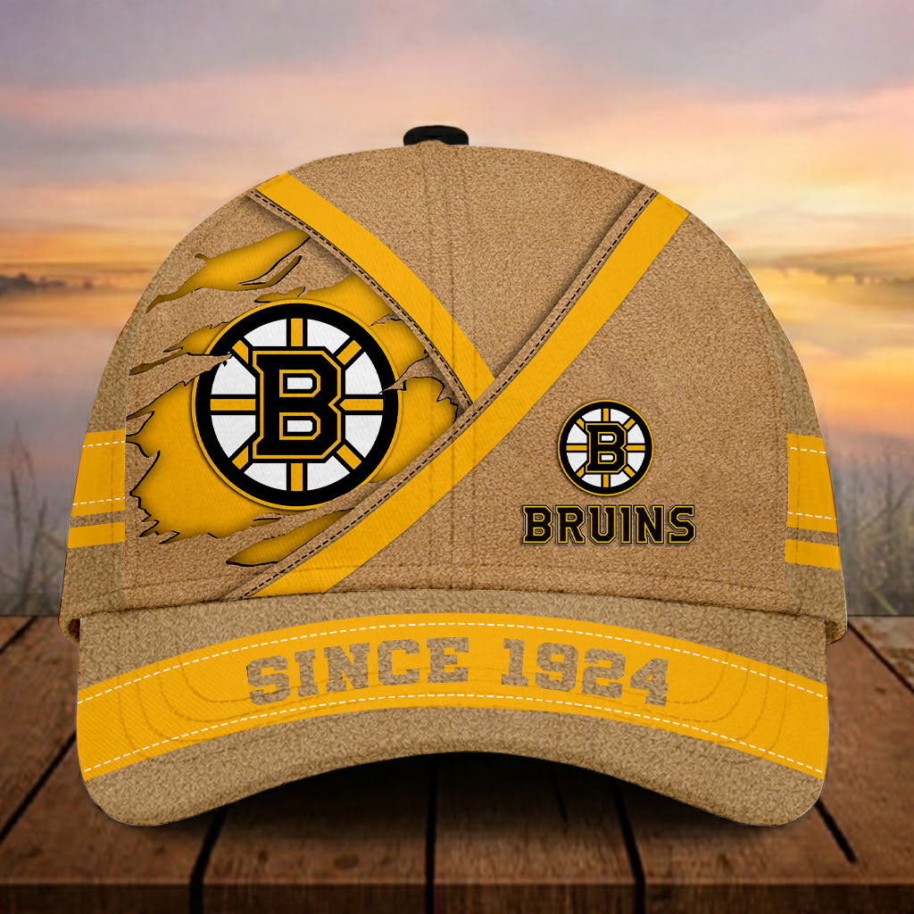 LIMITED EDITION - NEW CUSTOMIZED NHL02 BTB BOSTON BRUINS CLASSIC CAP