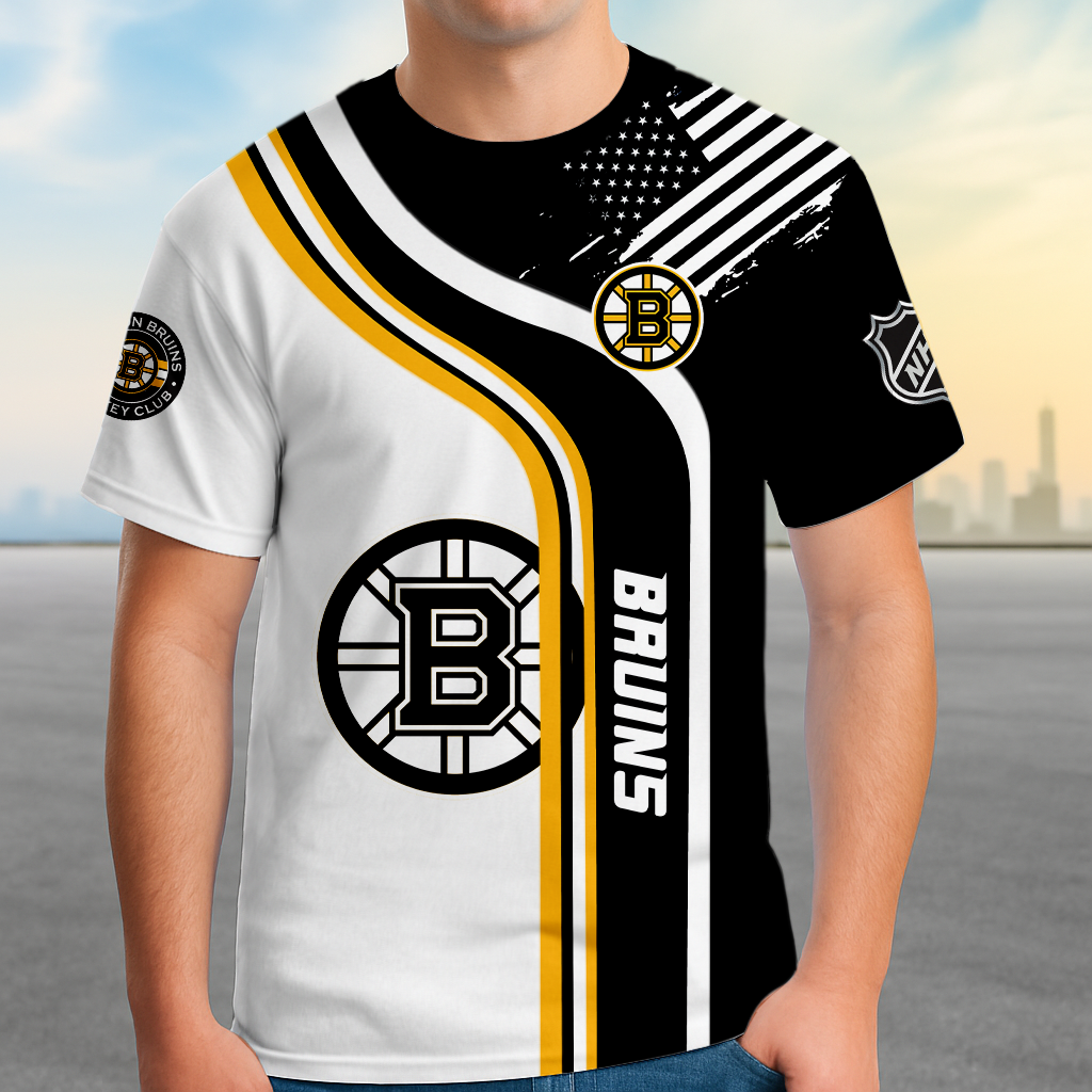 ELITE EDITION - NEW CUSTOMIZED NHL02 BTB BOSTON BRUINS POLO SHIRT, ZIP POLO SHIRT & T-SHIRTS
