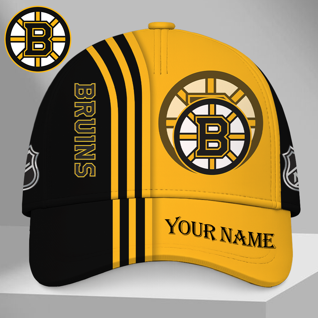 SPECIAL EDITION - NEW CUSTOMIZED NHL02 BTB BOSTON BRUINS CLASSIC CAP