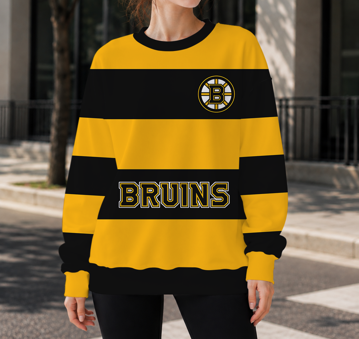SPECIAL EDITION - NEW CUSTOMIZED NHL02 BTB BOSTON BRUINS UNISEX SWEATSHIRT