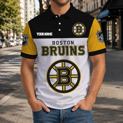 EXCLUSIVE EDITION - NEW CUSTOMIZED NHL02 BTB BOSTON BRUINS T-SHIRT, POLO SHIRT, ZIP POLO SHIRT, SWEATSHIRT, HOODIE & ZIP HOODIE