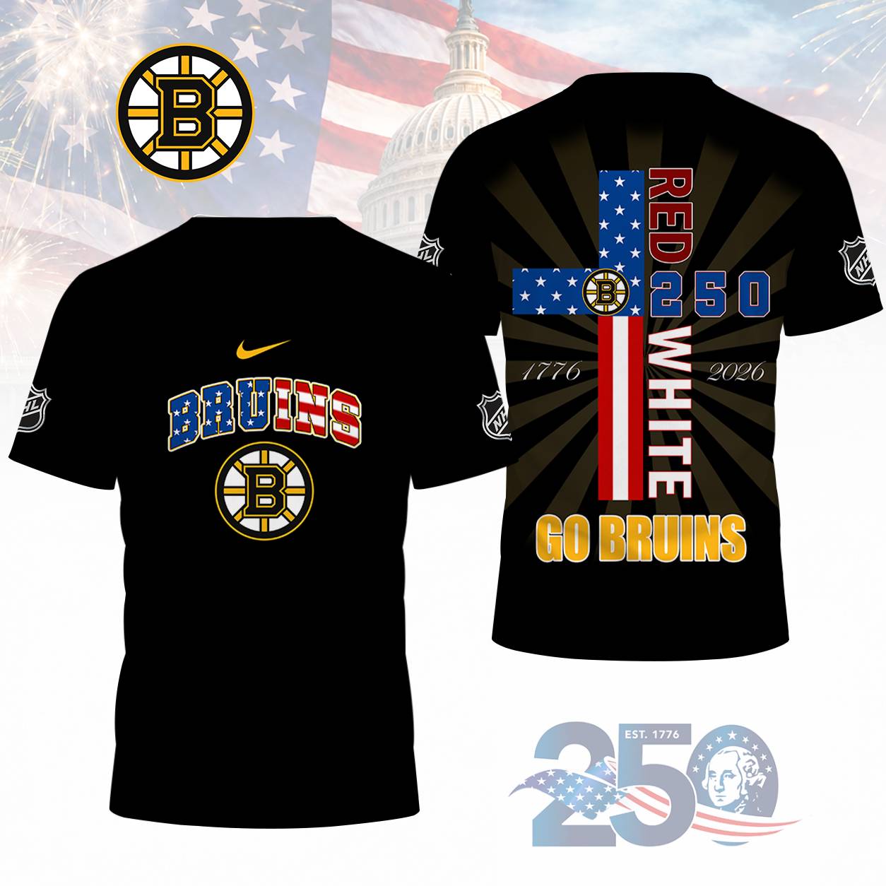 LIMITED EDITION - NEW CUSTOMIZED NHL02 BTB BOSTON BRUINS T-SHIRT, POLO SHIRT, ZIP POLO SHIRT, SWEATSHIRT, HOODIE & ZIP HOODIE