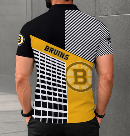VIRAL EDITION - NEW CUSTOMIZED NHL02 BTB BOSTON BRUINS POLO SHIRT