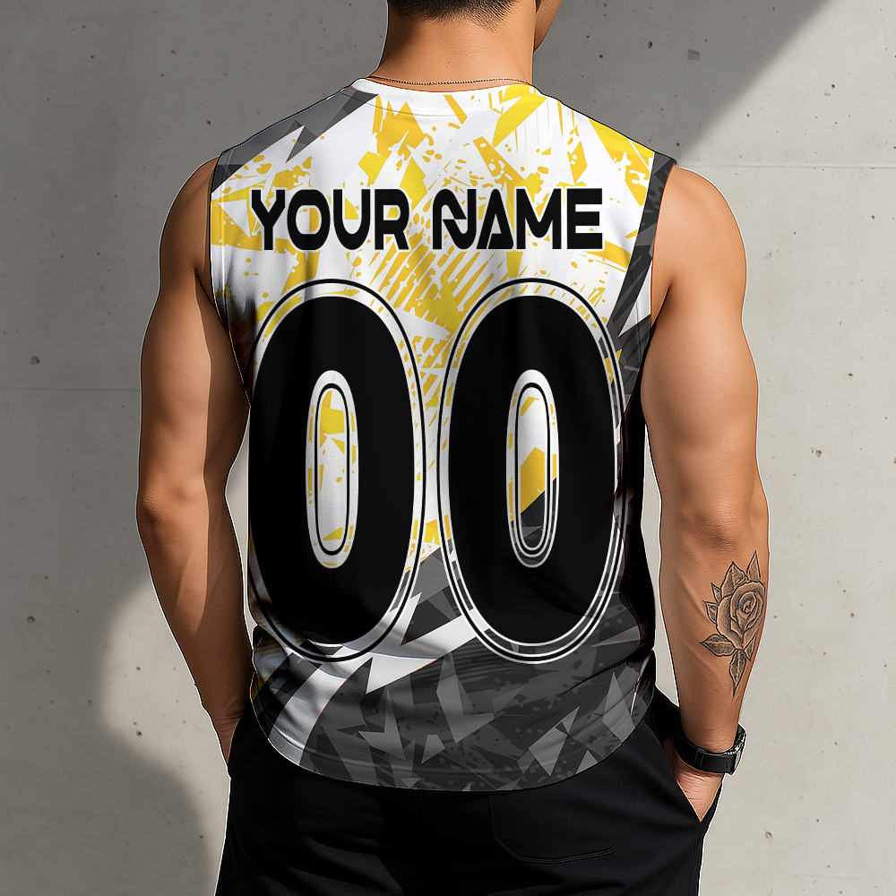 LIMITED EDITION - NEW CUSTOMIZED NHL02 BTB BOSTON BRUINS TANK TOP & GYM SHIRT