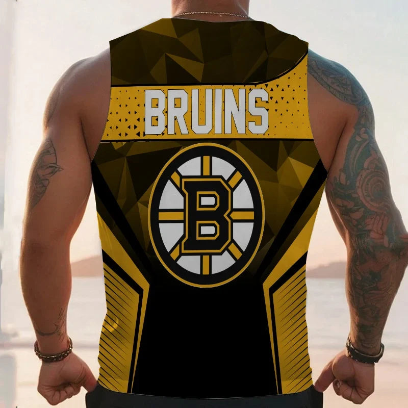 [SUPER SALE] NEW CUSTOMIZED NHL02 BTB BOSTON BRUINS UNISEX TANK TOP
