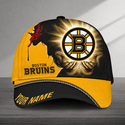 LIMITED EDITION - NEW CUSTOMIZED NHL02 BTB BOSTON BRUINS CLASSIC CAP