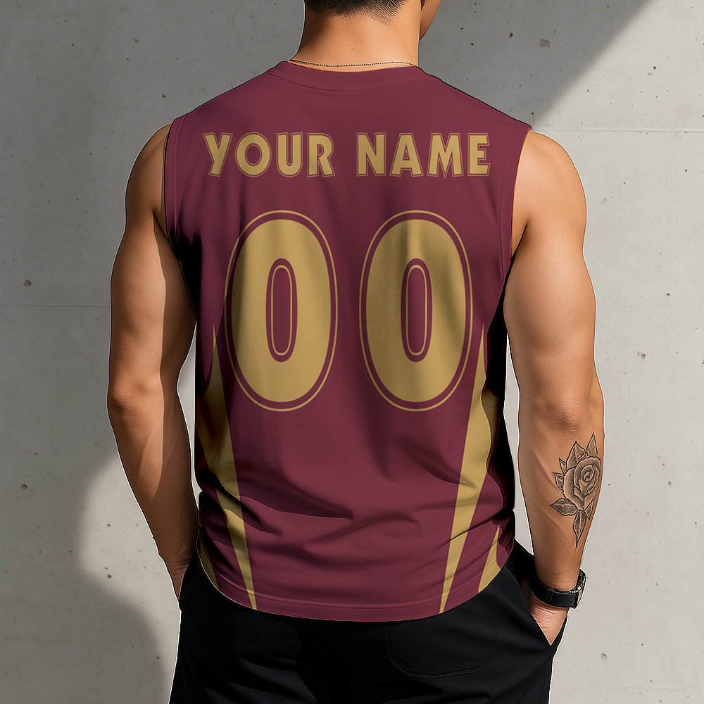LIMITED EDITION - NEW CUSTOMIZED NBA02 CCA CLEVELAND CAVALIERS MEN'S GYM SHIRT