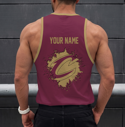 ELITE EDITION - NEW CUSTOMIZED NBA02 CCA CLEVELAND CAVALIERS UNISEX TANK TOP