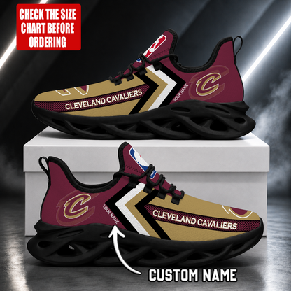 FINAL SALE - NEW CUSTOMIZED NBA02 CCA CLEVELAND CAVALIERS MAX SOUL SHOES