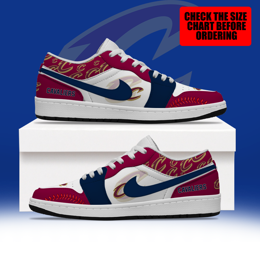 [HOT DEAL] NEW CUSTOMIZED NBA02 CCA CLEVELAND CAVALIERS AIR JORDAN LOW SHOES