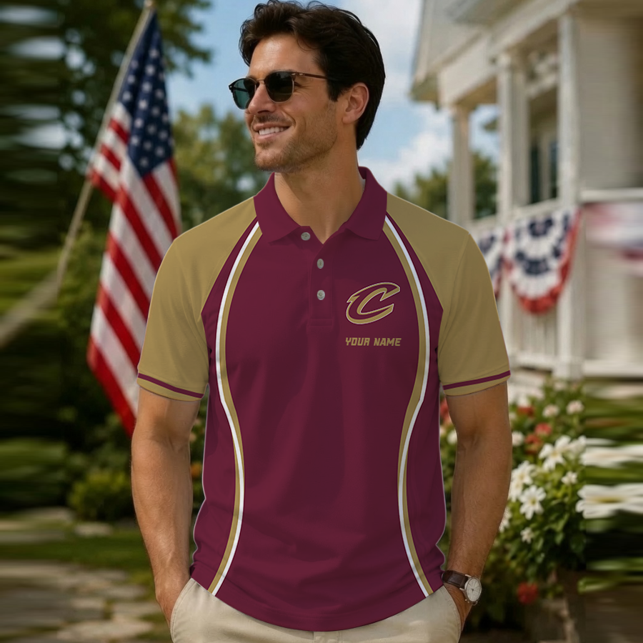 [HOT DEAL] NEW CUSTOMIZED NBA02 CCA CLEVELAND CAVALIERS POLO SHIRT