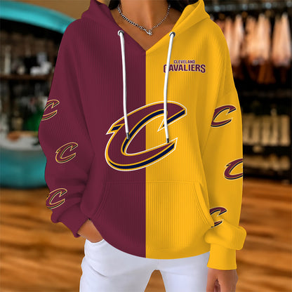 [HOT DEAL] NEW CUSTOMIZED NBA02 CCA CLEVELAND CAVALIERS  RIBBED HOODIE & SWEATSHIRT