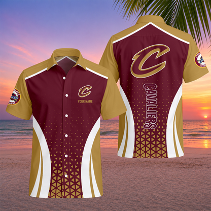 LIMITED EDITION - NEW CUSTOMIZED NBA02 CCA CLEVELAND CAVALIERS UNISEX HAWAIIAN SHIRT