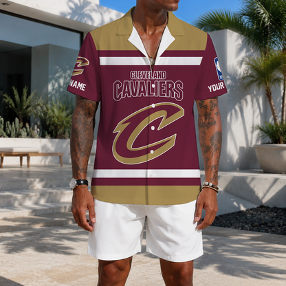 EXCLUSIVE EDITION - NEW CUSTOMIZED NBA02 CCA CLEVELAND CAVALIERS UNISEX HAWAIIAN SHIRT