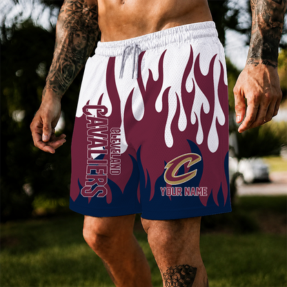 [HOT DEAL] NEW CUSTOMIZED NBA02 CCA CLEVELAND CAVALIERS SHORT PANTS