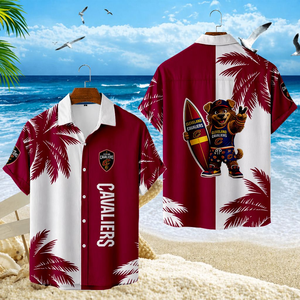 LIMITED EDITION - NEW CUSTOMIZED NBA02 CCA CLEVELAND CAVALIERS UNISEX HAWAIIAN SHIRT