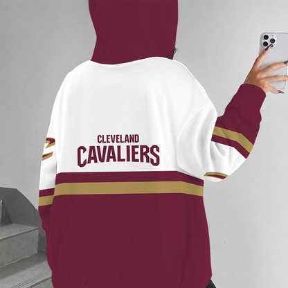 [HOT DEAL] NEW CUSTOMIZED NBA02 CCA CLEVELAND CAVALIERS ZIP HOODIE