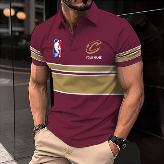[HOT DEAL] NEW CUSTOMIZED NBA02 CCA CLEVELAND CAVALIERS POLO SHIRT