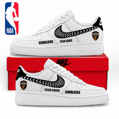 LIMITED EDITION - NEW CUSTOMIZED NBA02 CCA CLEVELAND CAVALIERS AF1 SNEAKERS