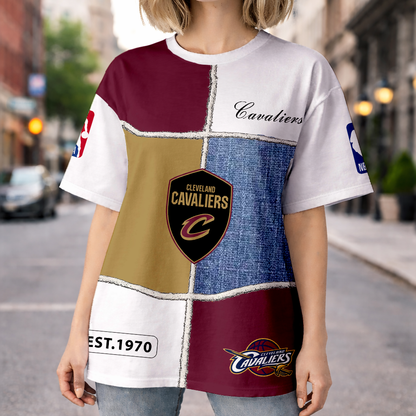LIMITED EDITION - NEW CUSTOMIZED NBA02 CCA CLEVELAND CAVALIERS UNISEX T-SHIRT, POLO, HOODIE & JACKETS