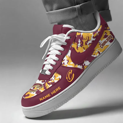 [HOT DEAL] NEW CUSTOMIZED NBA02 CCA CLEVELAND CAVALIERS AF1 SHOES
