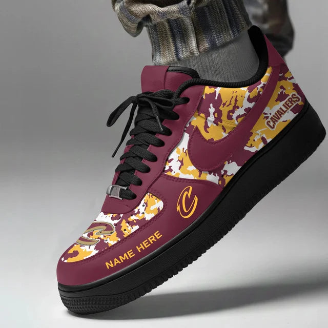 [HOT DEAL] NEW CUSTOMIZED NBA02 CCA CLEVELAND CAVALIERS AF1 SHOES