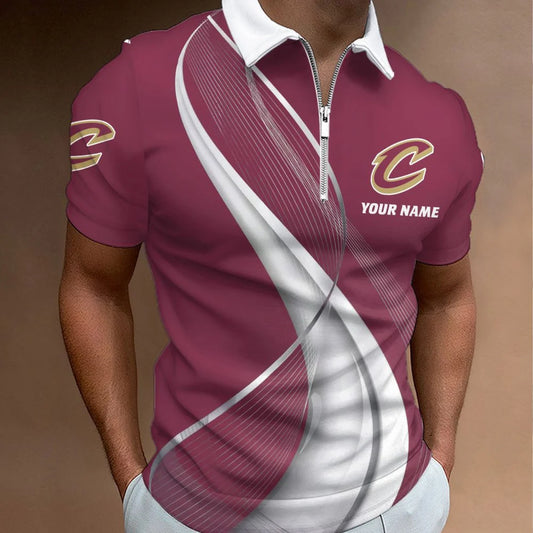 LIMITED EDITION - NEW CUSTOMIZED NBA02 CCA CLEVELAND CAVALIERS POLO SHIRT, ZIP POLO SHIRT & T-SHIRTS
