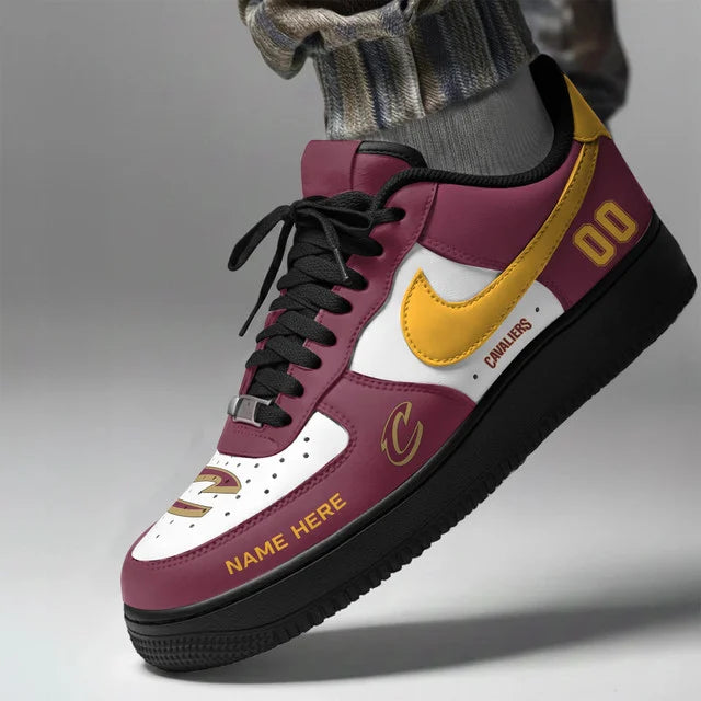 [HOT DEAL] NEW CUSTOMIZED NBA02 CCA CLEVELAND CAVALIERS AF1 SHOES