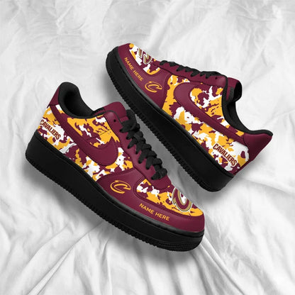 [HOT DEAL] NEW CUSTOMIZED NBA02 CCA CLEVELAND CAVALIERS AF1 SHOES