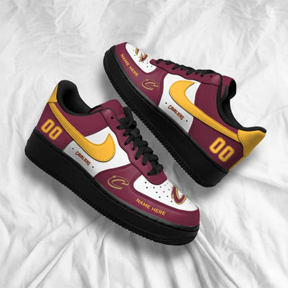 [HOT DEAL] NEW CUSTOMIZED NBA02 CCA CLEVELAND CAVALIERS AF1 SHOES