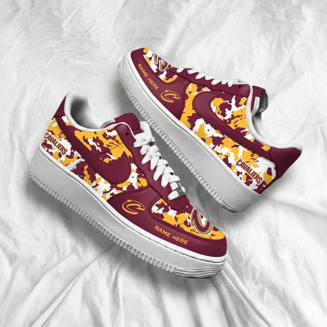 [HOT DEAL] NEW CUSTOMIZED NBA02 CCA CLEVELAND CAVALIERS AF1 SHOES