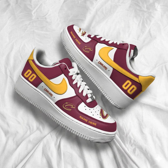 [HOT DEAL] NEW CUSTOMIZED NBA02 CCA CLEVELAND CAVALIERS AF1 SHOES