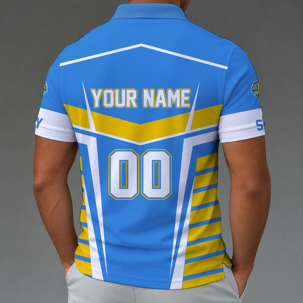 [FAN FAVORITE] NEW CUSTOMIZED WNBA02 CCS CHICAGO SKY POLO SHIRT
