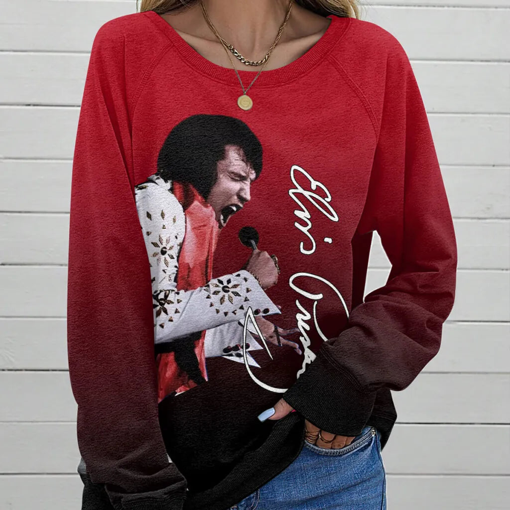 [FAN FAVORITE] NEW CUSTOMIZED ELVIS PRESLEY UNISEX SWEATSHIRT