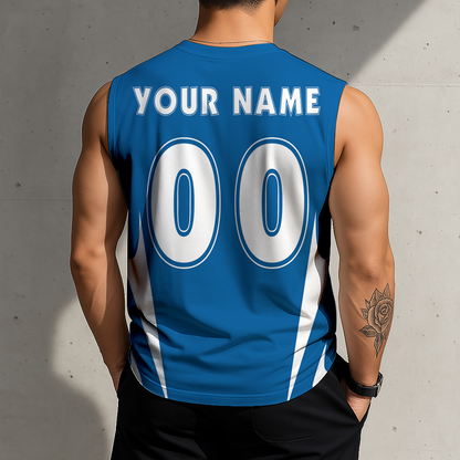 LIMITED EDITION - NEW CUSTOMIZED MLB02 LAD LOS ANGELES DODGERS MEN'S GYM SHIRT