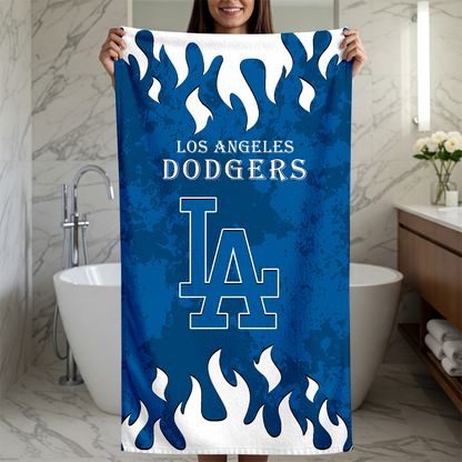 LIMITED EDITION - NEW CUSTOMIZED MLB02 LAD LOS ANGELES DODGERS BEACH TOWEL FOR FAN