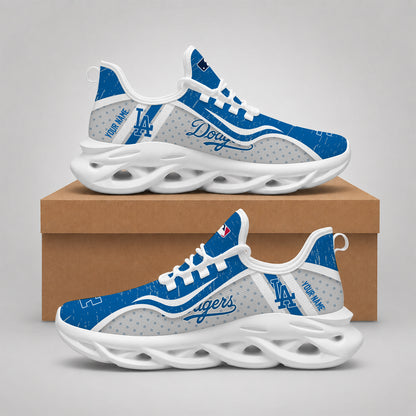 ELITE EDITION - NEW CUSTOMIZED MLB02 LAD LOS ANGELES DODGERS MAX SOUL SHOES