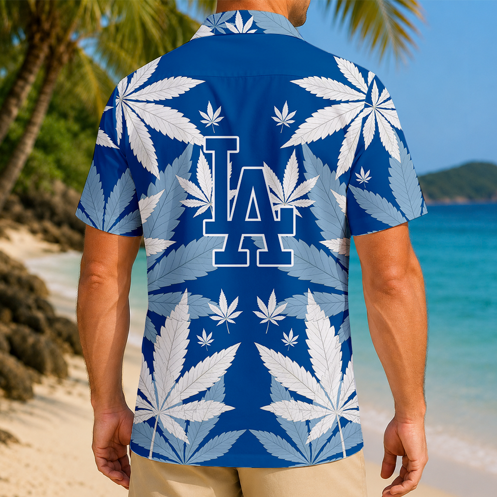 LIMITED EDITION - NEW CUSTOMIZED MLB02 LAD LOS ANGELES DODGERS UNISEX HAWAIIAN SHIRT